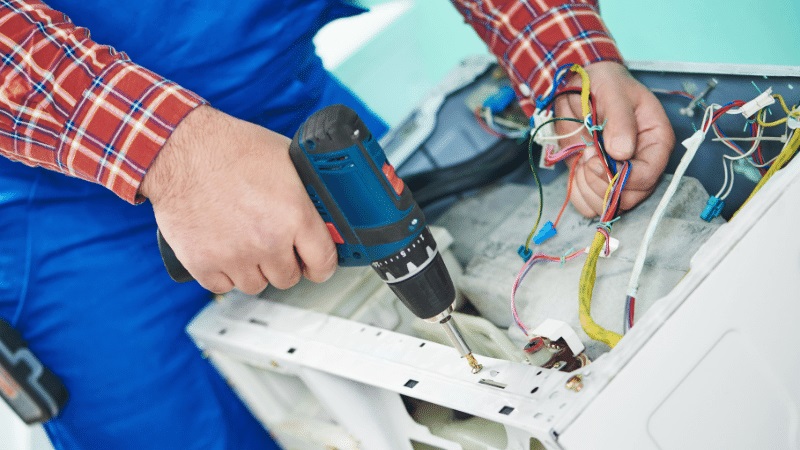 Etimesgut Baykan Baykan çamaşır makinesi kart tamiri – Su almama arızası orijinal parça ile giderildi. - Teknik servis örneği